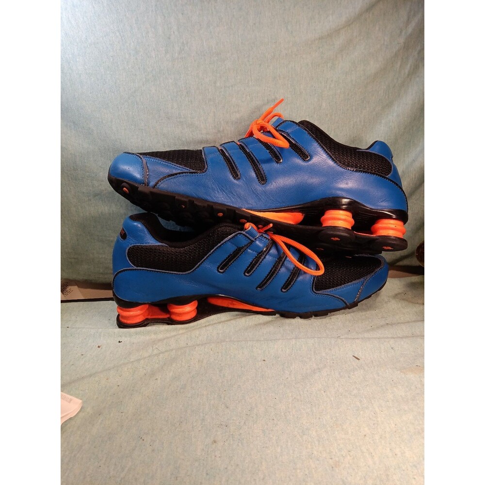 Nike Shox Sneakers blue/orange 445484-992 Sz 12W